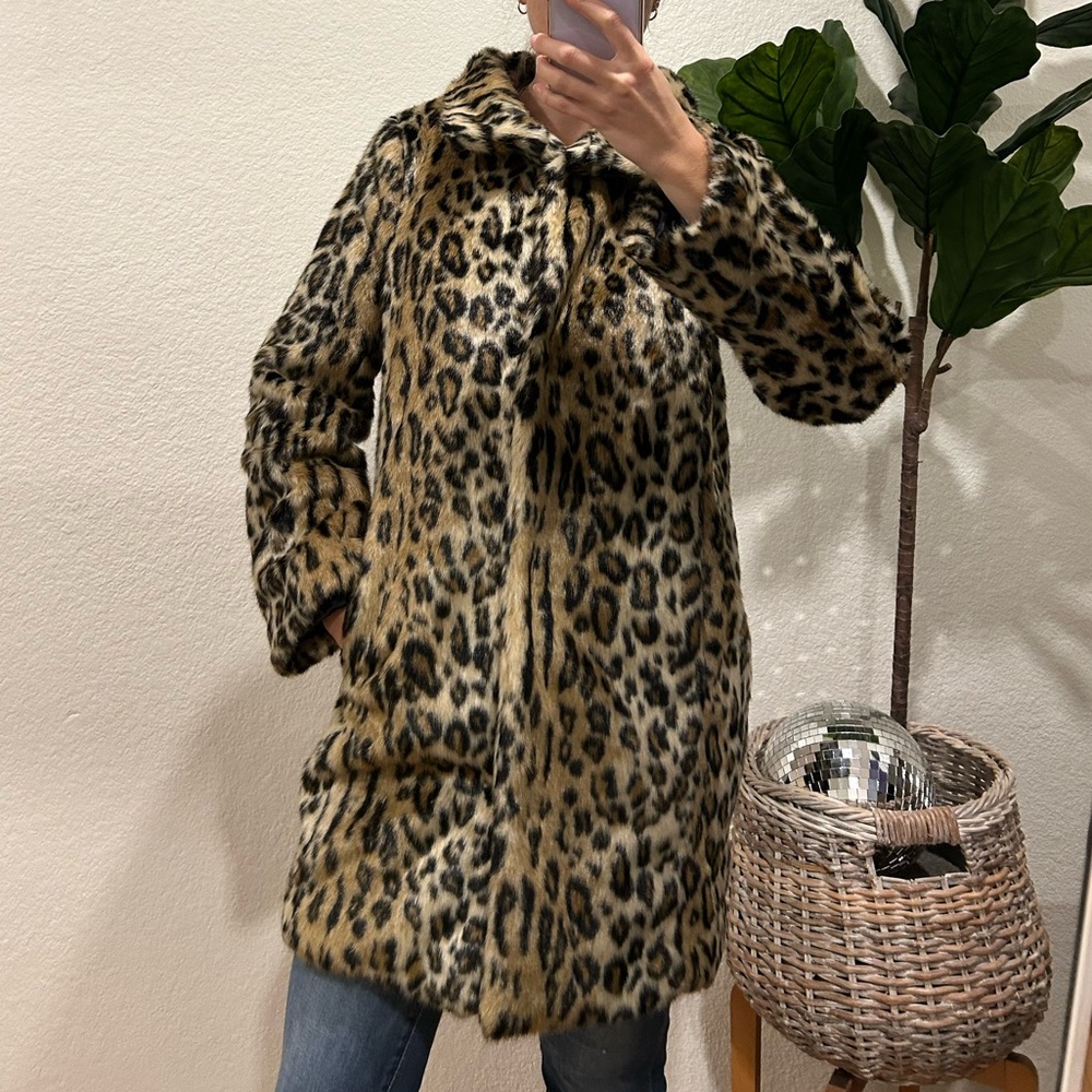 H&M leopard print jacket